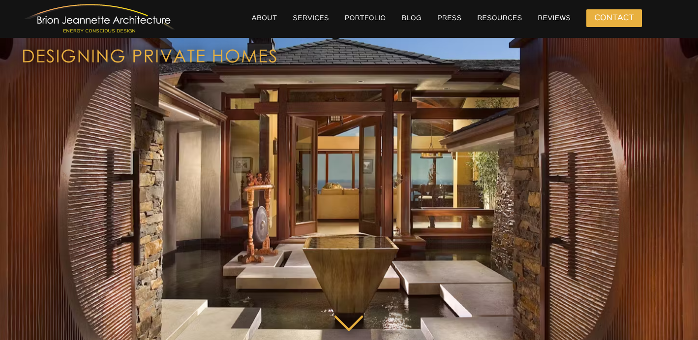 Brion Jeannette Architecture Website
